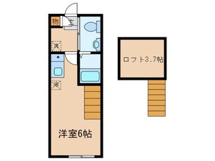 ファンズ山手の物件間取画像